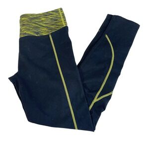 Fabletics Zipper Ankle Legging XS Black Womens Stretch Hidden Pockets‎ Athletic
